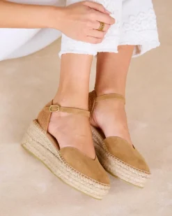 Polin et moi Alpargatas*Alpargata Aurelina Taupe CAMEL