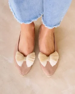 Polin et moi Alpargatas*Alpargata Pompon Luna Taupe