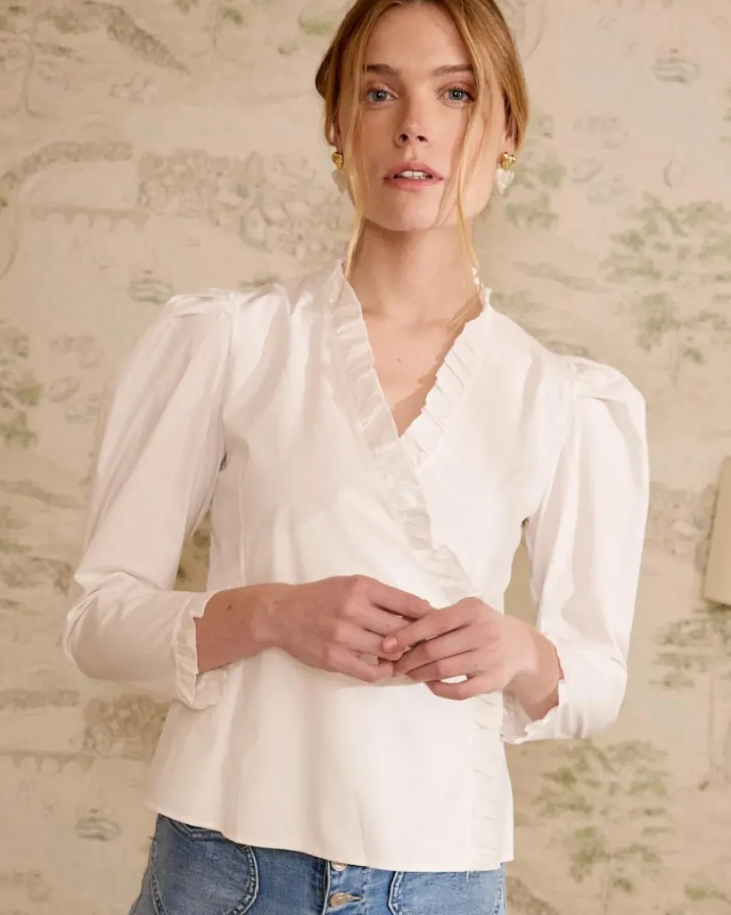 Polin et moi Blusas Y Camisas*Blusa Blanca Genoveva BLANCO