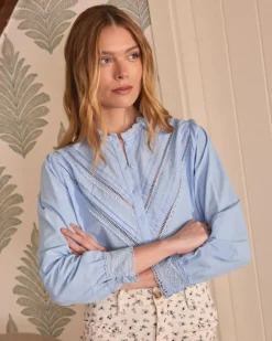 Polin et moi Maternidad|Blusas Y Camisas*Blusa Bordados Alex Celeste