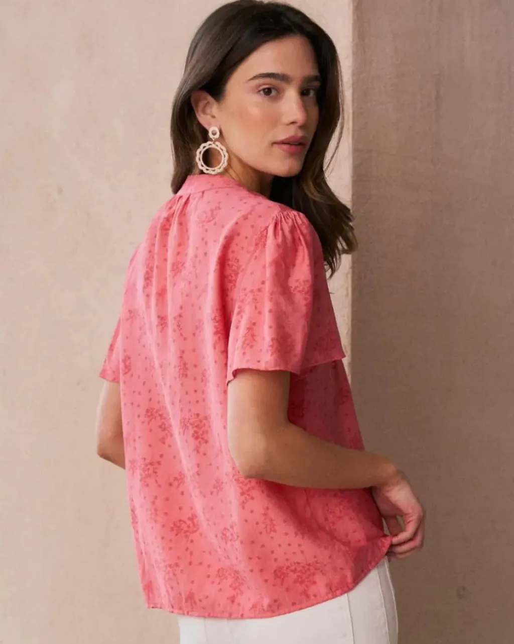 Polin et moi Maternidad|Blusas Y Camisas*Blusa Bordados Niméa coral