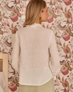 Polin et moi Maternidad|Blusas Y Camisas*Blusa Bordados Sabrina BLANCO