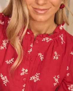 Polin et moi Maternidad|Blusas Y Camisas*Blusa Tania cereza
