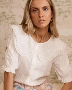 Polin et moi Maternidad|Blusas Y Camisas*Blusa Cuello Simona blanco