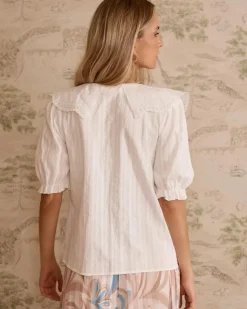 Polin et moi Maternidad|Blusas Y Camisas*Blusa Cuello Simona blanco