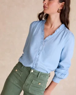 Polin et moi Maternidad|Blusas Y Camisas*Blusa Beatriz denim