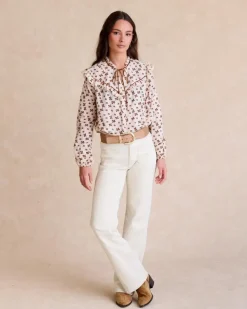 Polin et moi Blusas Y Camisas*Blusa Estampada Azucena Crudo
