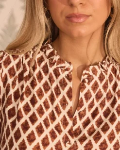 Polin et moi Maternidad|Blusas Y Camisas*Blusa Estampado Mariela TEJA