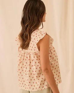 Polin et moi Blusas Y Camisas*Blusa Flores Amina Crudo