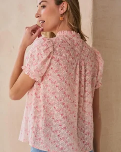 Polin et moi Blusas Y Camisas*Blusa Flores Garine Nude