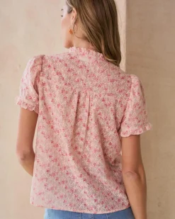 Polin et moi Blusas Y Camisas*Blusa Flores Garine Nude