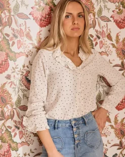 Polin et moi Maternidad|Blusas Y Camisas*Blusa Lunares Anina Crudo