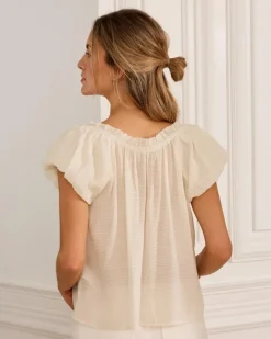 Polin et moi Blusas Y Camisas*Blusa Manga Elara Crudo
