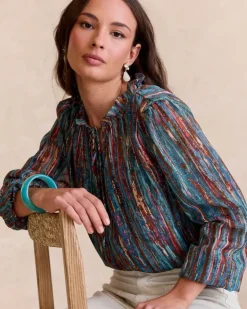 Polin et moi Blusas Y Camisas*Blusa Volante Verónica VERDEBOSQUE