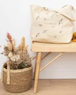 Polin et moi Bolsos*Bolsa Solidaria “El vuelo de las golondrinas” Beige