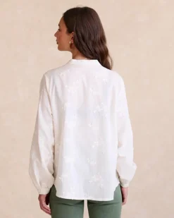 Polin et moi Maternidad|Blusas Y Camisas*Camisa Bordada Lidia Crudo