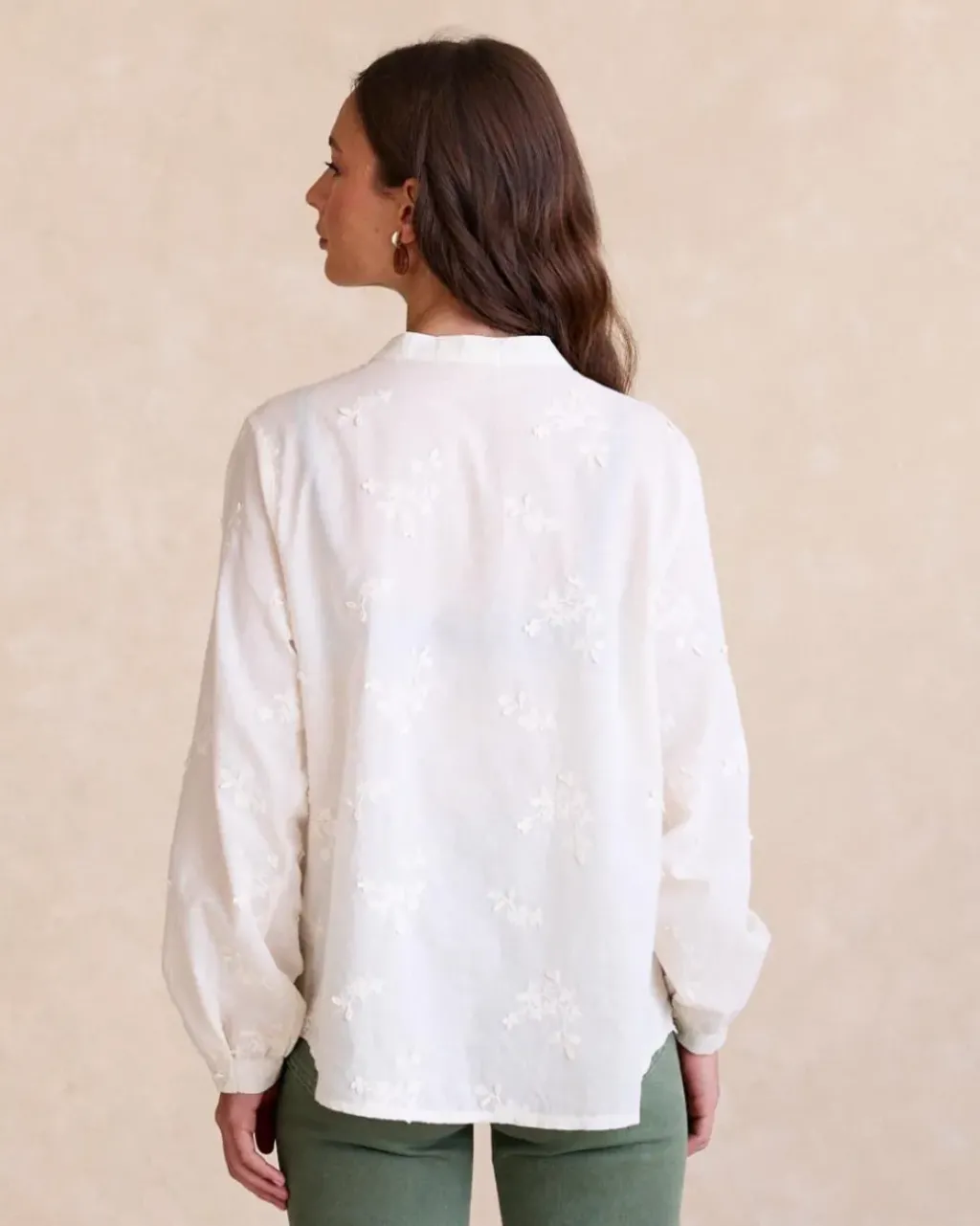 Polin et moi Maternidad|Blusas Y Camisas*Camisa Bordada Lidia Crudo