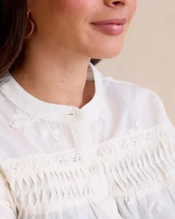 Polin et moi Maternidad|Blusas Y Camisas*Camisa Bordada Lidia Crudo