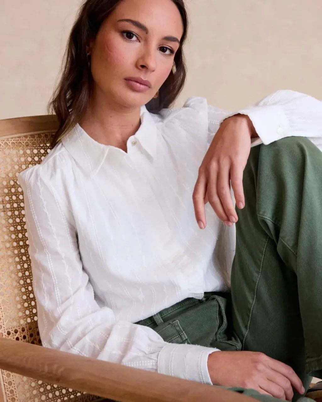 Polin et moi Maternidad|Blusas Y Camisas*Camisa Bordada Matilde BLANCO