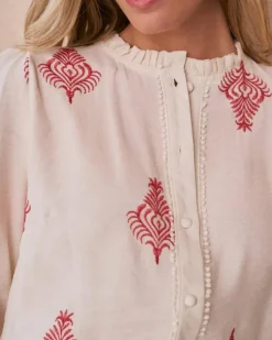 Polin et moi Maternidad|Blusas Y Camisas*Camisa Bordado Herena Crudo