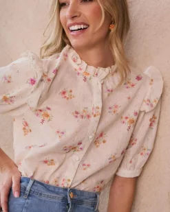 Polin et moi Maternidad|Blusas Y Camisas*Camisa Bordado Nati Crudo