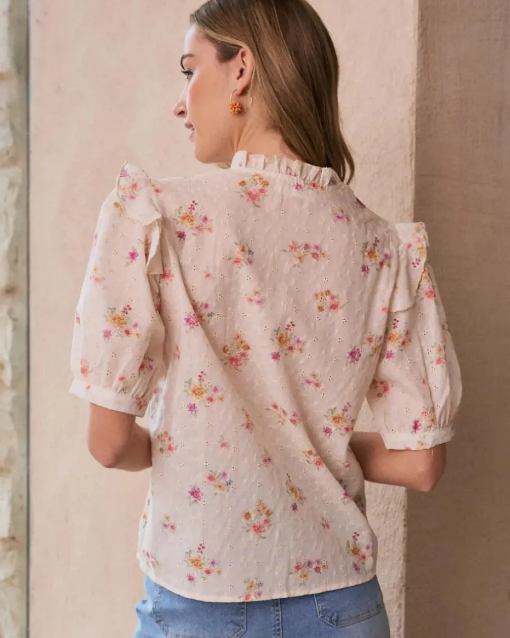 Polin et moi Maternidad|Blusas Y Camisas*Camisa Bordado Nati Crudo