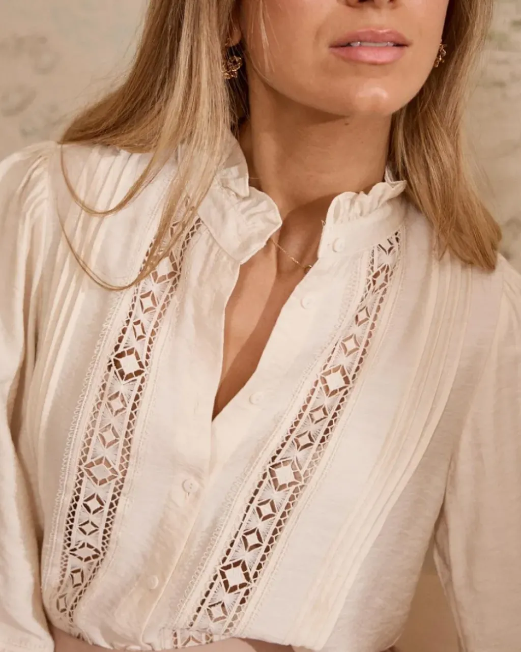 Polin et moi Maternidad|Blusas Y Camisas*Camisa Bordados Cassie Crudo
