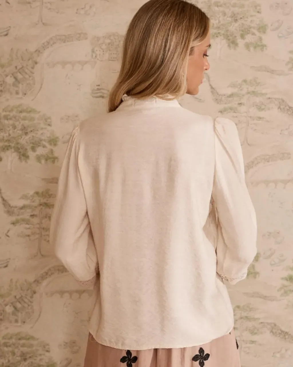 Polin et moi Maternidad|Blusas Y Camisas*Camisa Bordados Cassie Crudo