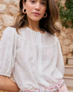 Polin et moi Maternidad|Blusas Y Camisas*Camisa Con Bordados Lua blanco