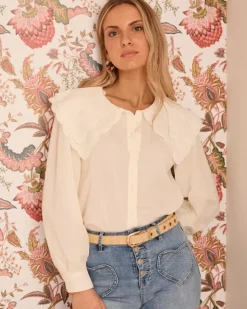 Polin et moi Maternidad|Blusas Y Camisas*Camisa Cuello Iris Crudo