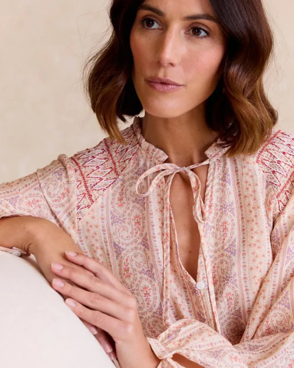 Polin et moi Maternidad|Blusas Y Camisas*Camisa Detalle Caroli Salmon