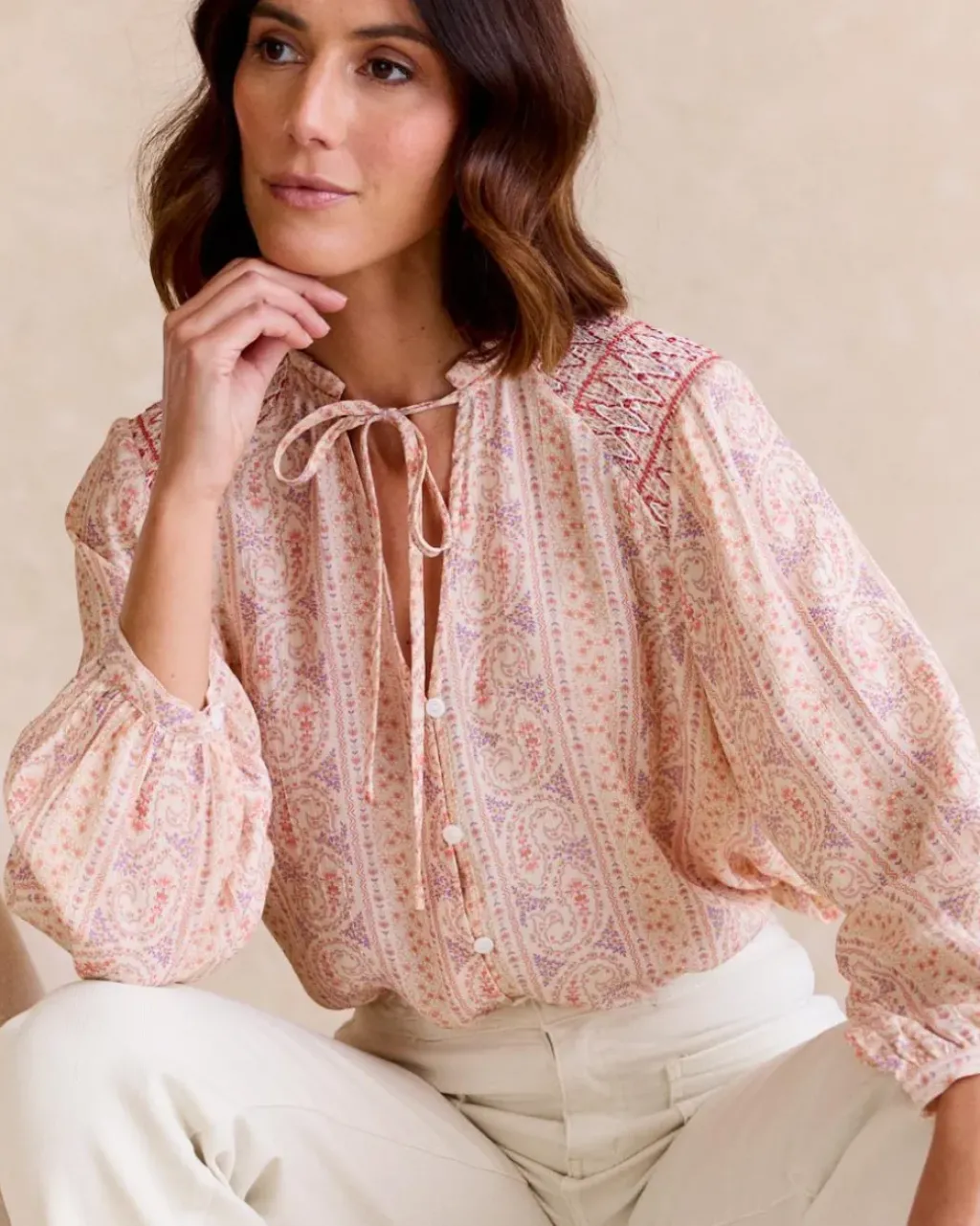 Polin et moi Maternidad|Blusas Y Camisas*Camisa Detalle Caroli Salmon