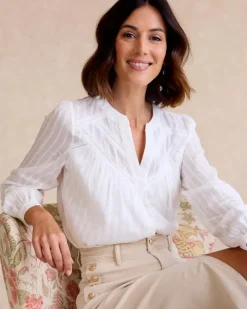 Polin et moi Blusas Y Camisas*Camisa Escote Catalina BLANCO
