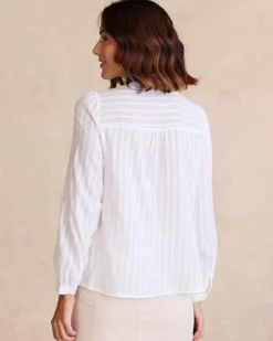 Polin et moi Blusas Y Camisas*Camisa Escote Catalina BLANCO