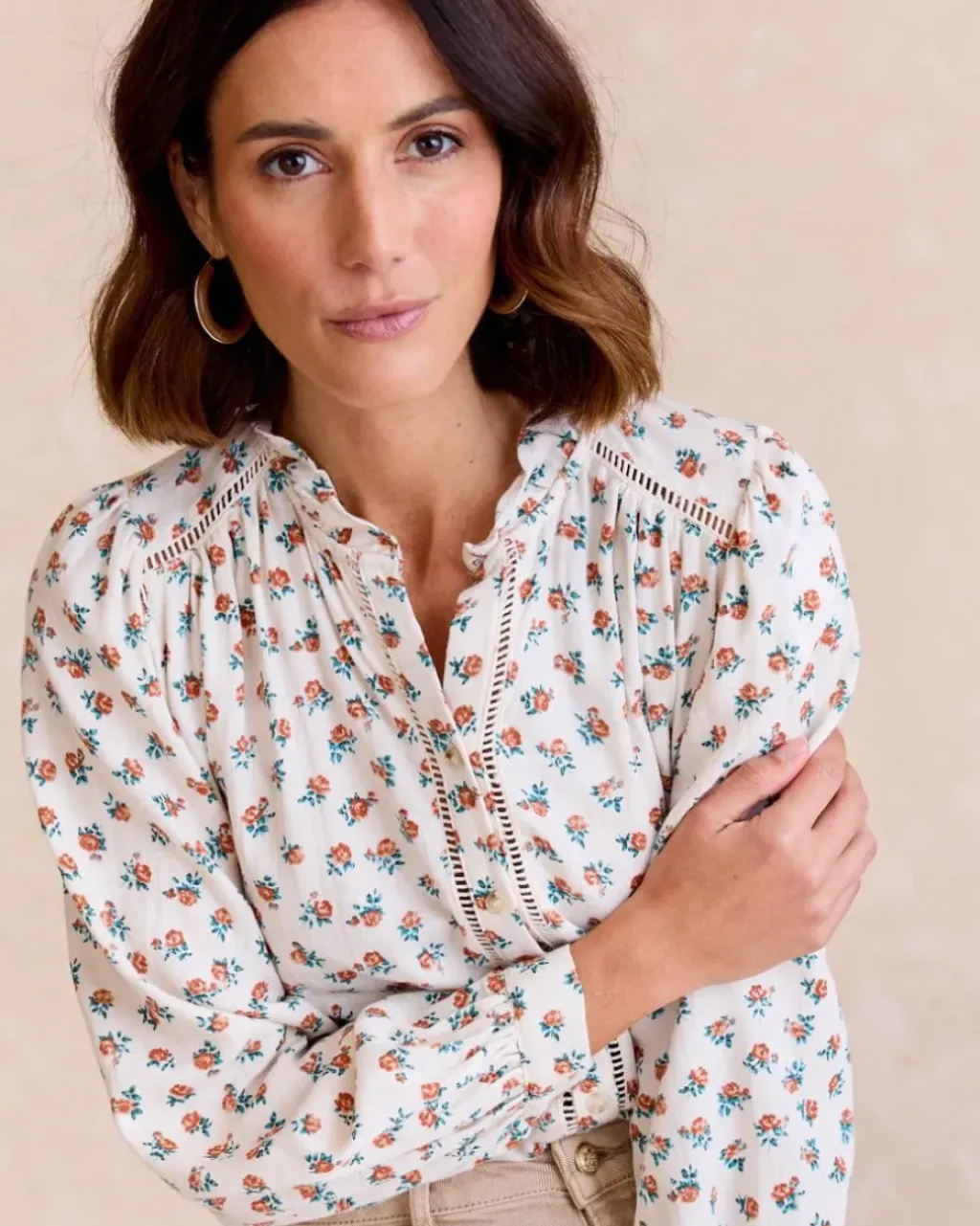 Polin et moi Maternidad|Blusas Y Camisas*Camisa Flor Crudo