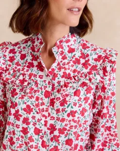 Polin et moi Maternidad|Blusas Y Camisas*Camisa Flores Cinty cereza