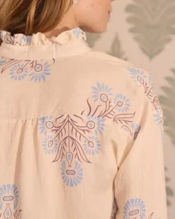 Polin et moi Maternidad|Blusas Y Camisas*Camisa Flores Eulalia Crudo