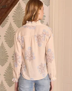 Polin et moi Maternidad|Blusas Y Camisas*Camisa Flores Eulalia Crudo