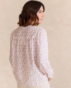 Polin et moi Maternidad|Blusas Y Camisas*Camisa Flores Marisa Crudo