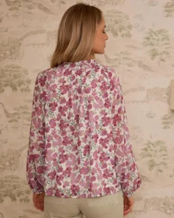 Polin et moi Maternidad|Blusas Y Camisas*Camisa Flores Rita Frambuesa