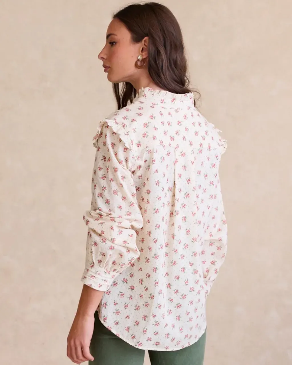Polin et moi Maternidad|Blusas Y Camisas*Camisa Flores Runa Crudo