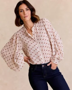 Polin et moi Blusas Y Camisas|Maternidad*Camisa Lunares Nila Crudo