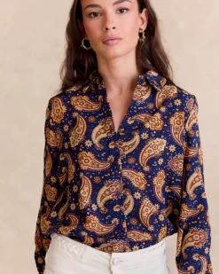 Polin et moi Maternidad|Blusas Y Camisas*Camisa Paisley Gabri Marino