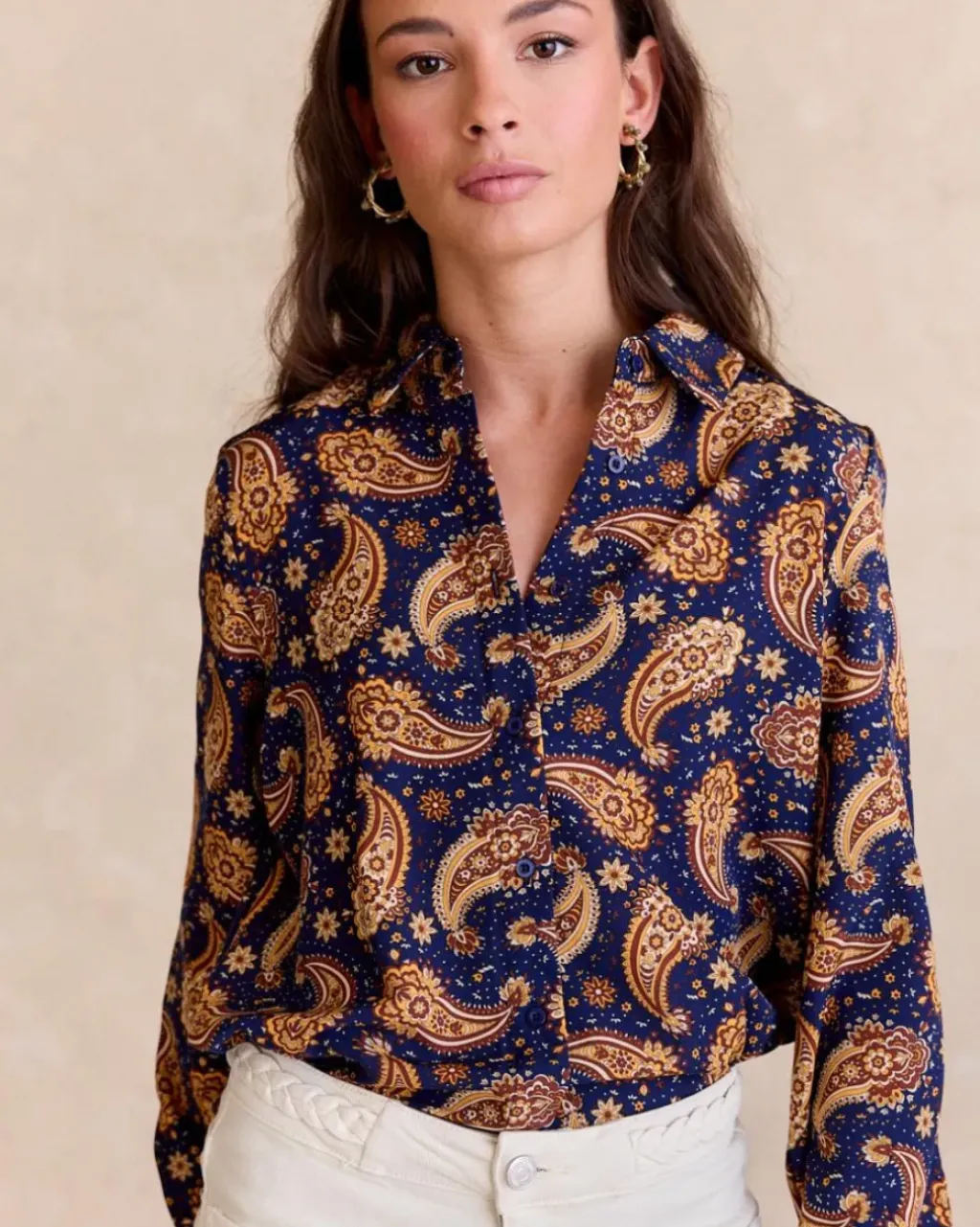 Polin et moi Maternidad|Blusas Y Camisas*Camisa Paisley Gabri Marino