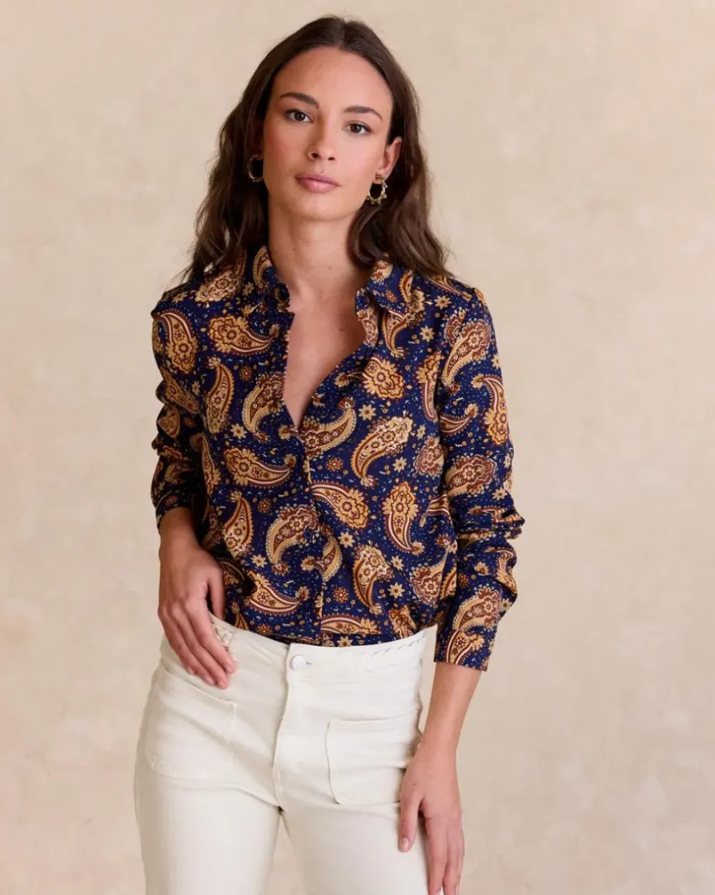 Polin et moi Maternidad|Blusas Y Camisas*Camisa Paisley Gabri Marino