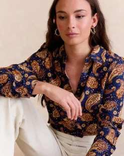 Polin et moi Maternidad|Blusas Y Camisas*Camisa Paisley Gabri Marino