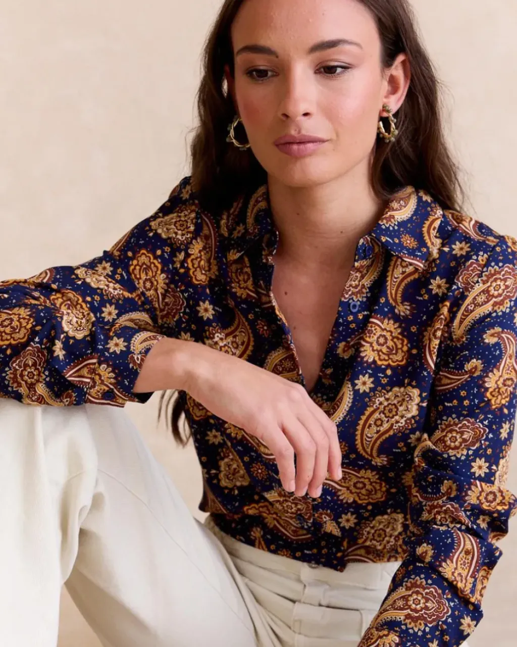 Polin et moi Maternidad|Blusas Y Camisas*Camisa Paisley Gabri Marino