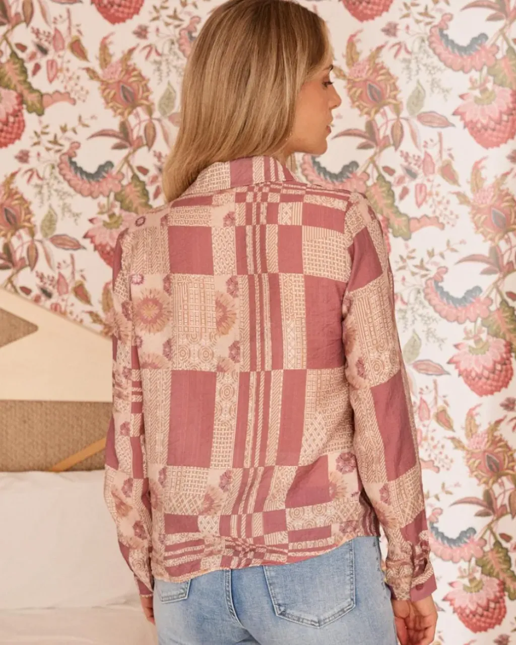 Polin et moi Maternidad|Blusas Y Camisas*Camisa Patchwork Nimue MALVA