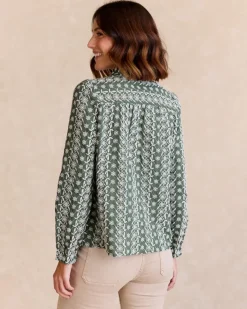 Polin et moi Maternidad|Blusas Y Camisas*Camisa Volante Aurora verdebosque