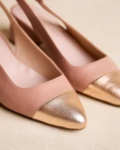 Polin et moi Zapatos De Tacón*Destalonado Punta Teyla Rosa